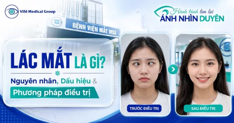 Lác mắt là gì? Nguyên nhân, dấu hiệu và cách điều trị lé mắt từ chuyên gia