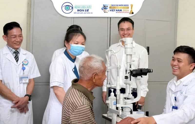Bệnh viện Mắt Hoa Lư đồng hành khám sàng lọc mắt miễn phí cho người dân theo Chỉ thị của Thủ tướng Chính phủ