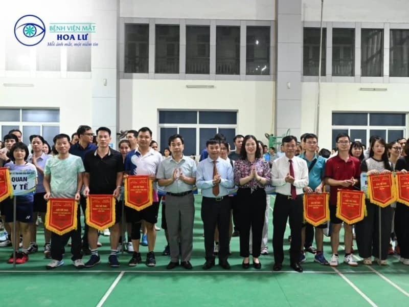 BỆNH VIỆN MẮT HOA LƯ THAM GIA GIẢI THỂ THAO NGÀNH Y TẾ NINH BÌNH 2026