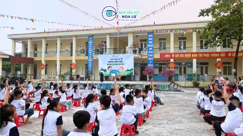 CHĂM SÓC THỊ LỰC HỌC ĐƯỜNG TẠI TRƯỜNG TIỂU HỌC NINH KHANG