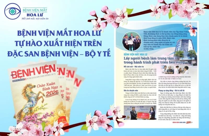 Bệnh viện Mắt Hoa Lư Tự Hào Xuất Hiện Trên Đặc San Của Cục Quản lý Khám chữa bệnh – Bộ Y tế