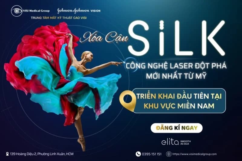 Công nghệ xóa cận SILK thế hệ mới tại VISI – Bước tiến đột phá trong điều trị khúc xạ