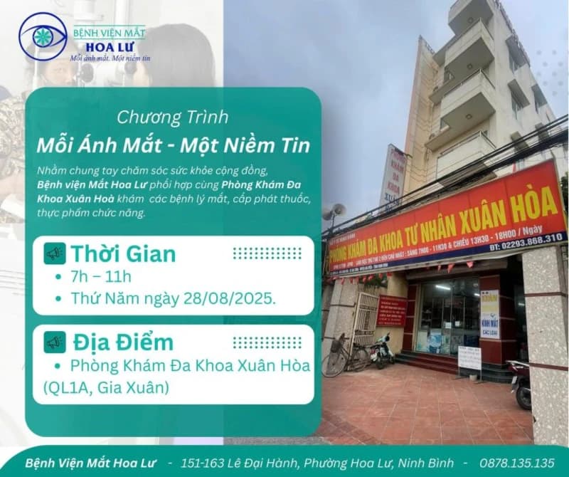 Chương trình Khám mắt cộng đồng: Mỗi Ánh Mắt – Một Niềm Tin