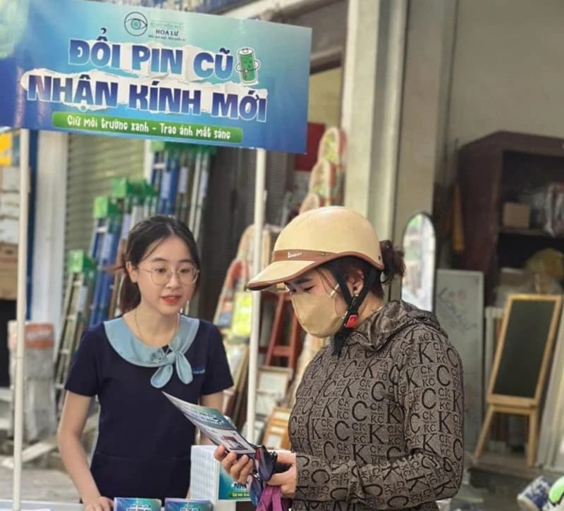 Mỗi viên pin cũ – Một cơ hội bảo vệ thị lực và môi trường xanh