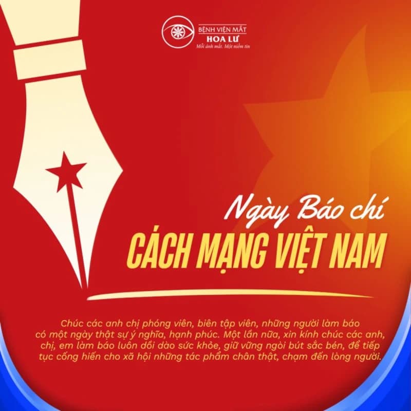 Bệnh viện Mắt Hoa Lư Tri Ân Ngày Báo chí Cách mạng Việt Nam 21/6